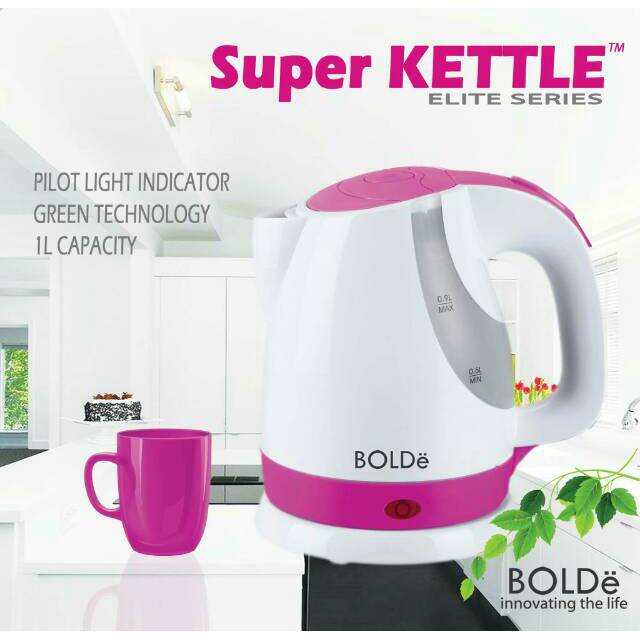 Super KETTLE Bolde - Teko Listrik - Pemanas Air| Asli | Free Bubble