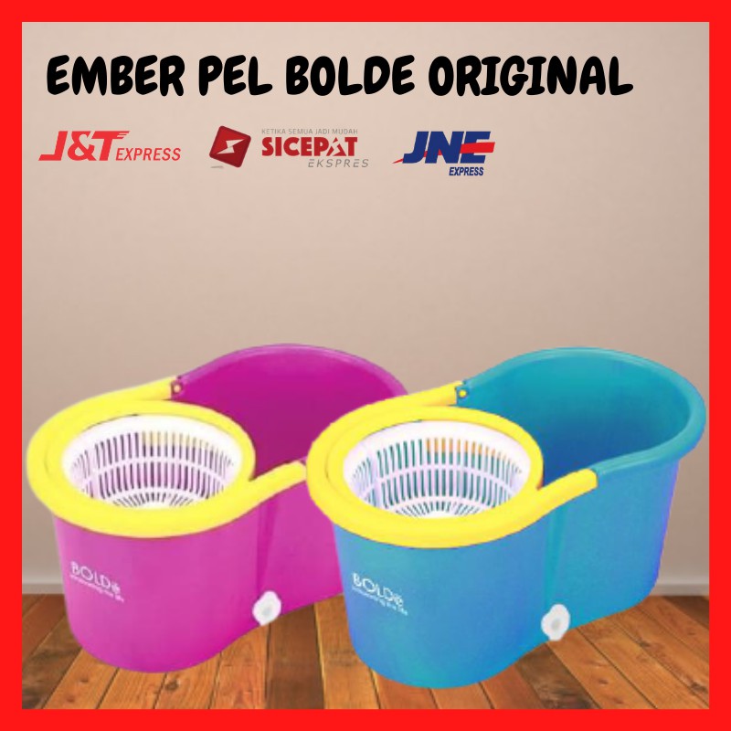Pel Lantai Ember nya Saja Super MOP BOLDe W1O0 Alat Pembersih Lantai Bolde Original