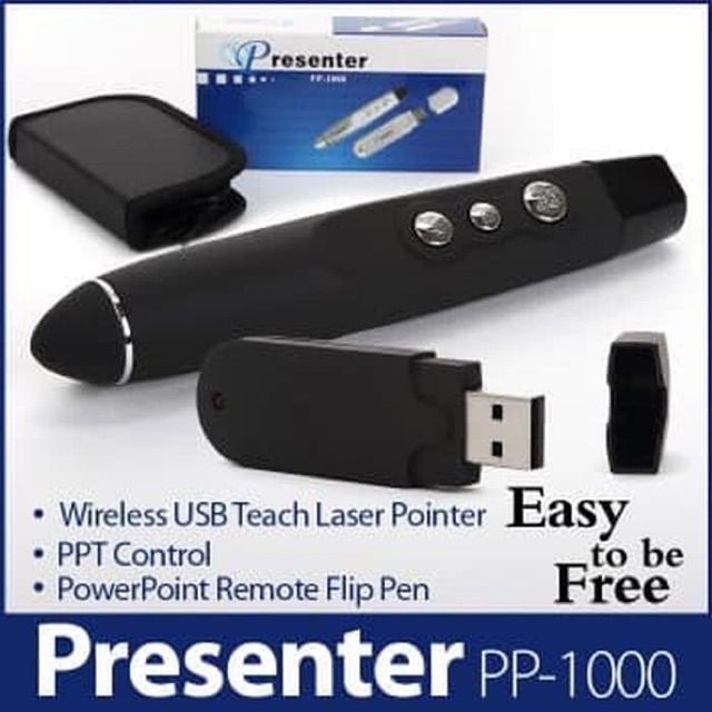 PP1000 LASER POINTER / WIRELESS PRESENTER / PRESENTASI