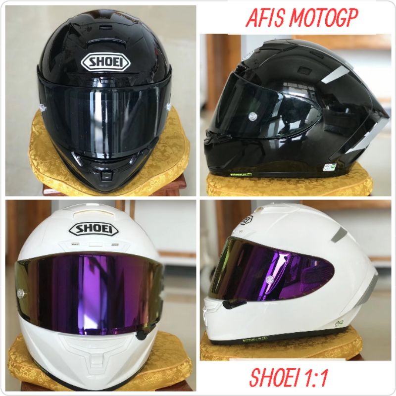 helm Shoei 1:1 shoei x14 xspirit shoei hitam glossy shoei putih glossy shoei white shoei black