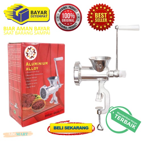 [BISA COD] PROMO Gilingan Daging Manual Penggiling Daging Multifungsi Meat Mincer Anti Karat Murah