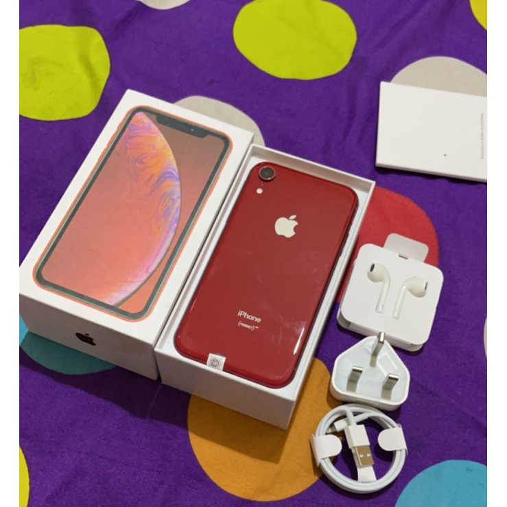 i-phone aiphone xr 128gb fullset mulus garansi imei permanen