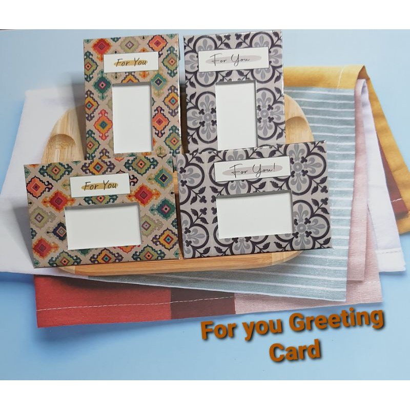 

For you greeting card minigold