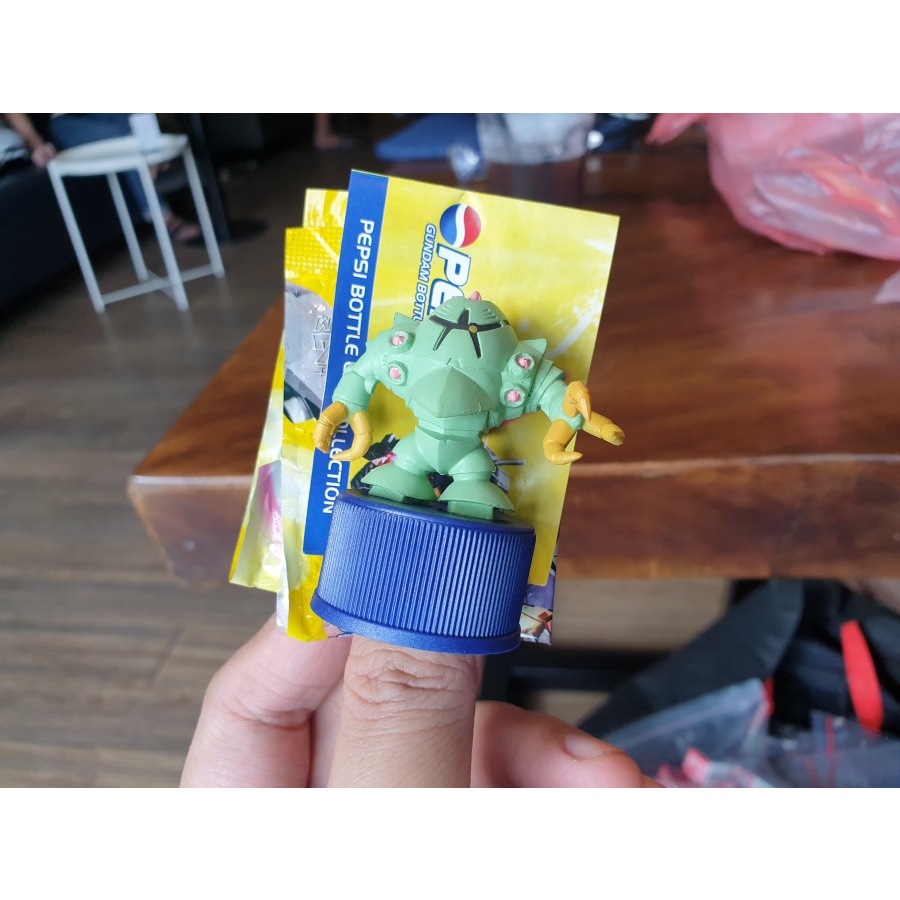 MINI FIGURE GUNDAM PEPSI BOTTLECAP MSM-10 ZOCK ORI MURAH