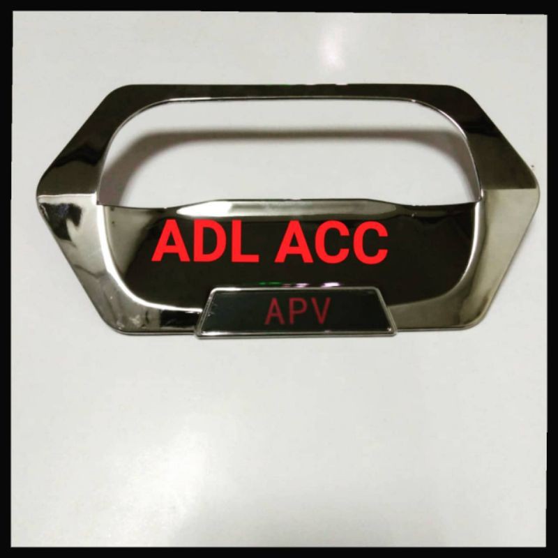 PAKET COVER OUTER MANGKOK + HANDLE pintu SUZUKI semua APV / ARENA avp hitam doff / chrome crome