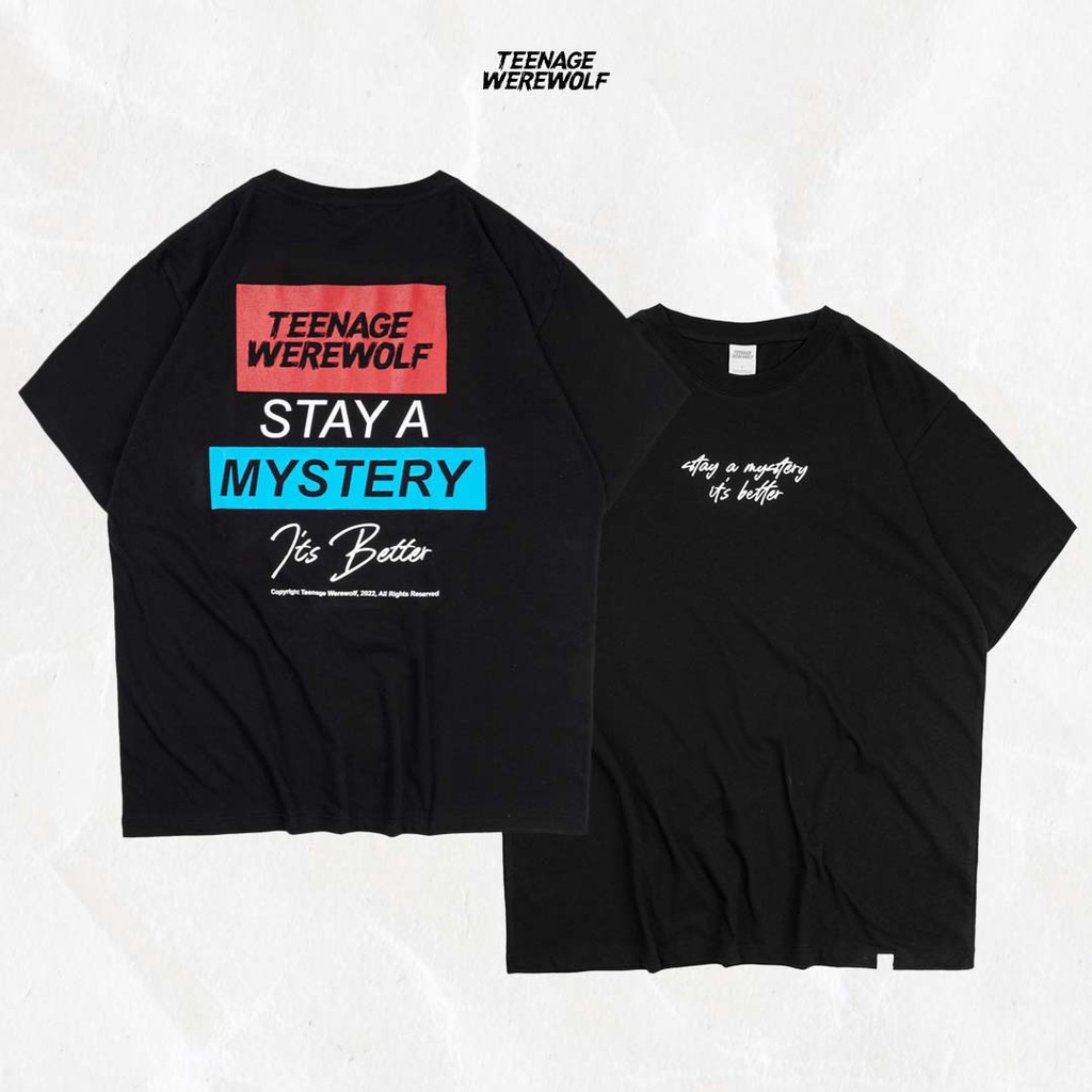 Teenage Werewolf Tshirt Mystery Black