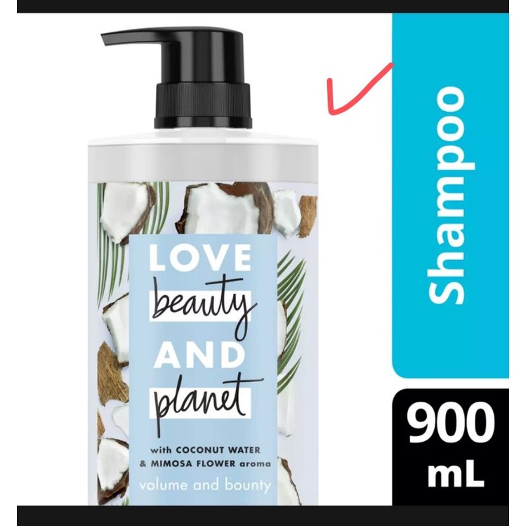 love beauty &amp; planet shampoo 900ml