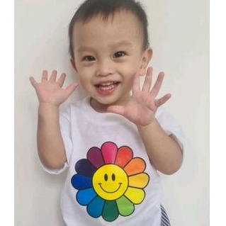 Kaos Rainbow Smile Happy Kids