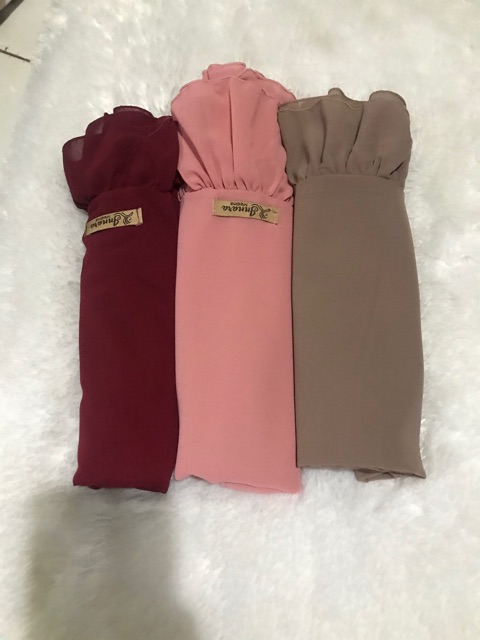 THR SALE | Pasmina RUFFLE KARET INNARA ceruty babydoll