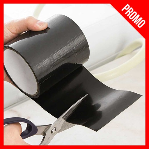 Lakban Khusus Anti Bocor Anti Leak 10 x 152cm - Lakban Hitam Anti Bocor Murah Import