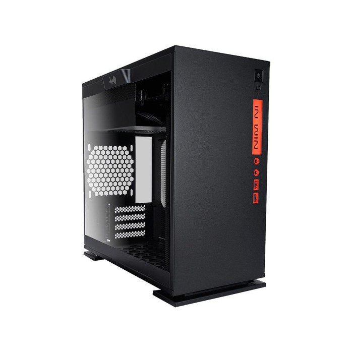 Casing Komputer INWIN 301C BLACK -with Front USB 3.1 Gen 2 Type-C