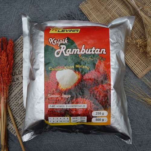 

Kripik Rambutan Levina 500 gr Keripik buah Malang