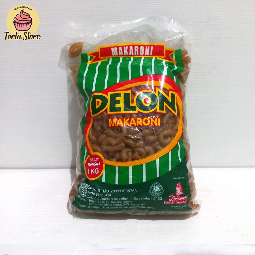 

Makaroni Delon Hijau 1kg (mekar/mengembang)