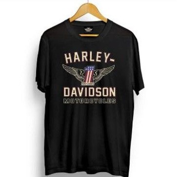 BAJU KAOS HARLEY DAVIDSON NO 1 WINGS PREMIUM ORIGINAL
