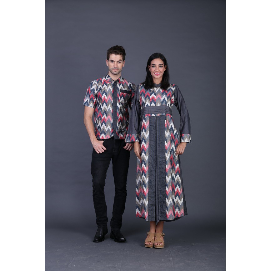 Baju Muslim Couple Gf Baju Pasangan Undangan Formal Couple Baju Batik