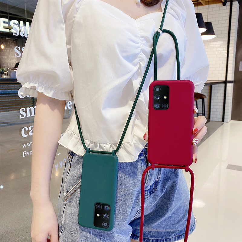 Kasus Telepon Pemegang Kalung Crossbody For Samsung Galaxy