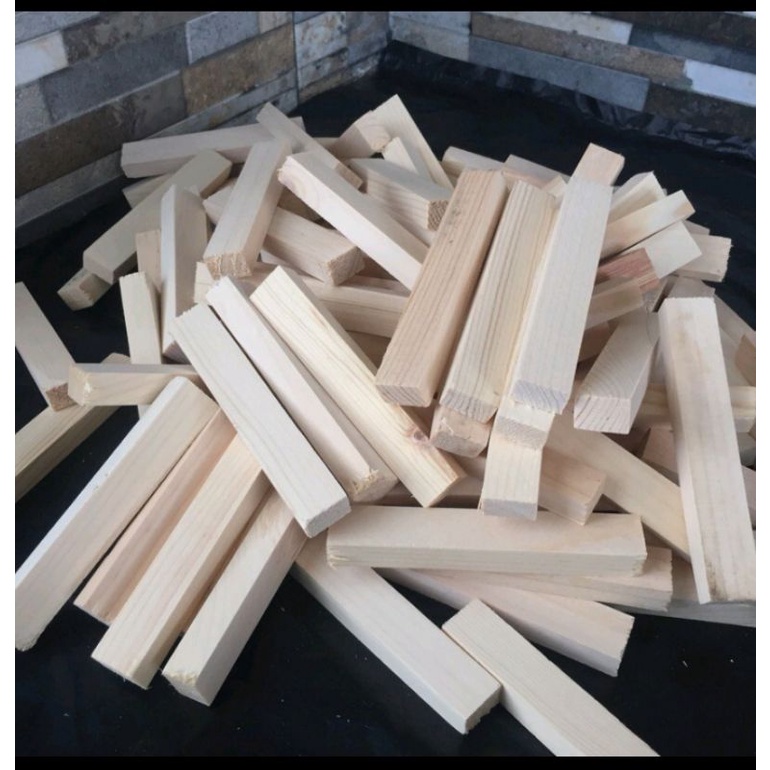 stik kayu jati belanda 1.5cmx1cmx20cm.