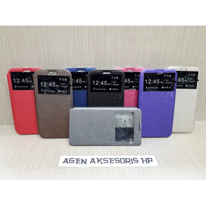 Flip Case Samsung A8 Plus 2018 A730F A8+ 2018 Flip Cover UME CLASSIC