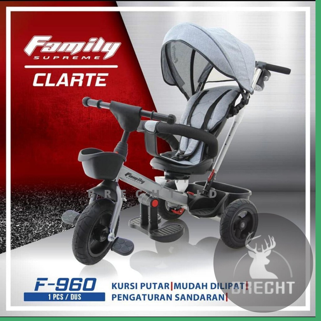  Sepeda  Anak Roda Tiga Merk Family  Supreme  Clarte  Shopee 