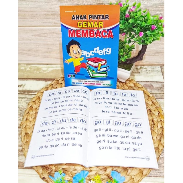 Buku Belajar Membaca Anak PAUD TK APGM Terlengkap Terlaris Bisa COD