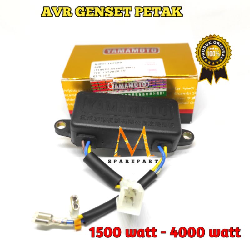 Avr Mesin Genset 1500 2500 3000 4000 watt Segi Original Yamamoto