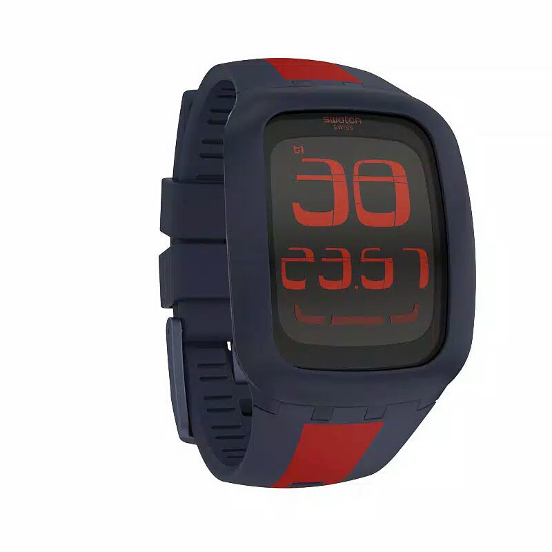 Jam tangan SWATCH surn 101D swatch touch dark blue