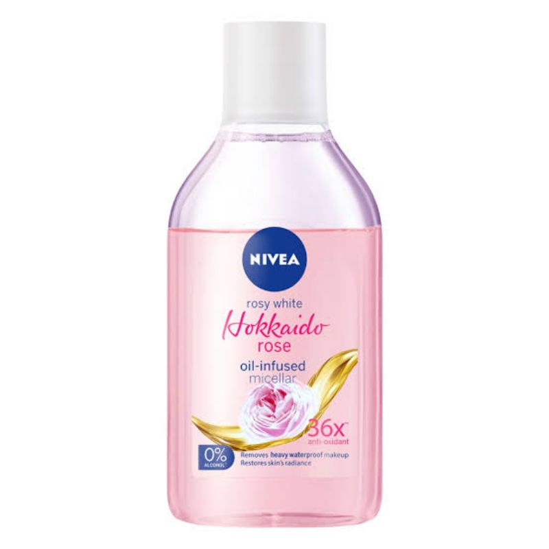 Nivea Micellar Water Hokkaido Rose 125 ml / Pembersih Make Up