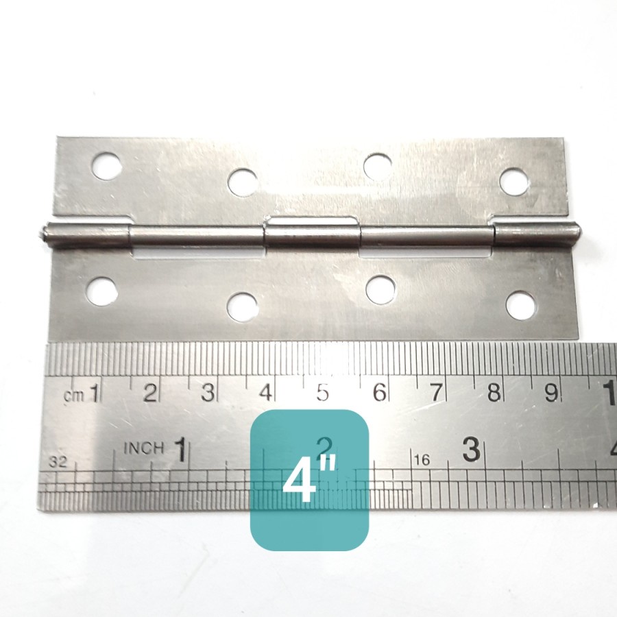 Engsel Tipis RRT 4inch 4&quot; / Harga Per Pasang / Engsel Tipis Besi