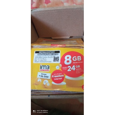 perdana indosat 8gb