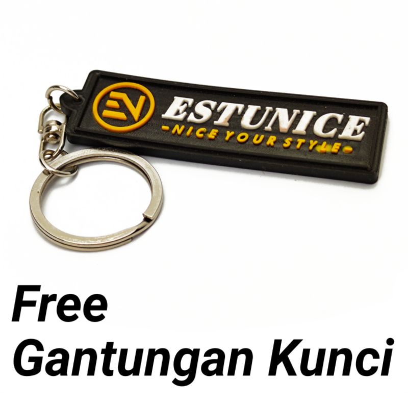 Estunice Sandal Slop Pria Slip On Slide - Original V1 Hitam-6