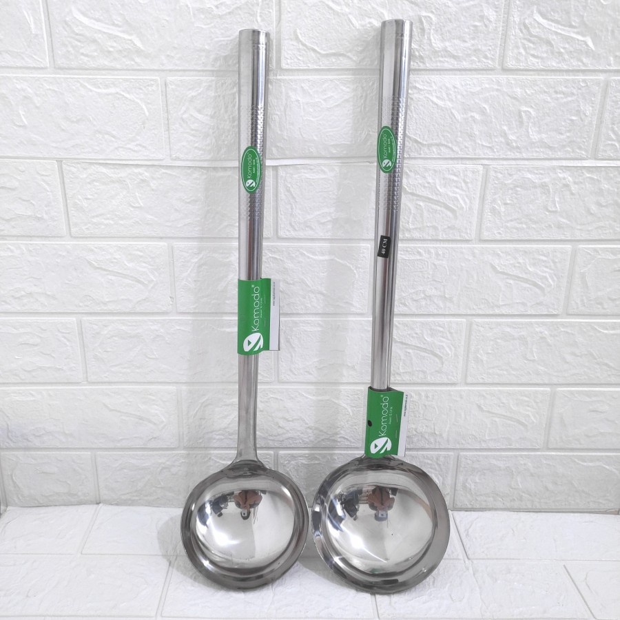 Irus Komodo Sendok Kuah Centong Stainless Tebal Kuah Sayur Sop Ladle