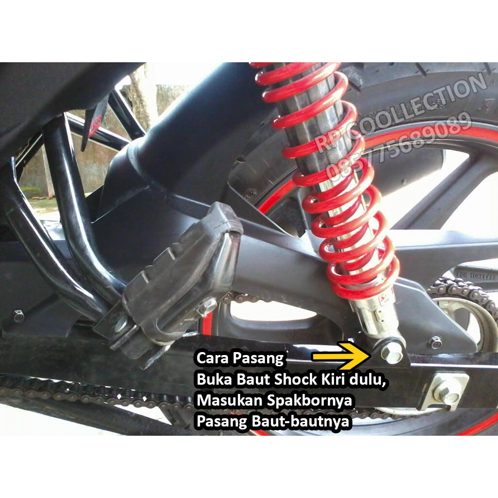 SPAKBOR KOLONG VERZA 150 PNP HUGGER AKSESORIS NEW CB VERZA TINGGAL PASANG- AKSESORIS INTERIOR MOBI -