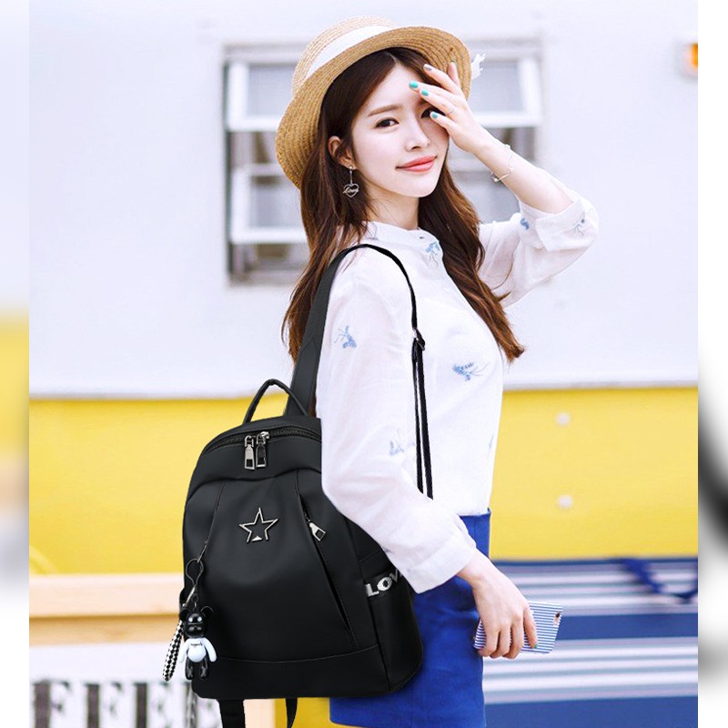 Satu7an T103 TAS RANSEL BACKPACK WANITA BAHAN KULIT SINTETIS TASRANSEL KULIT KEREN