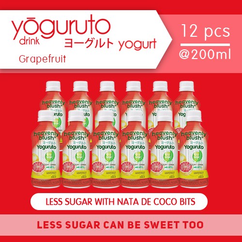 

NEW Heavenly Blush Yoguruto Botol Grape Fruit 12 x 200 ml