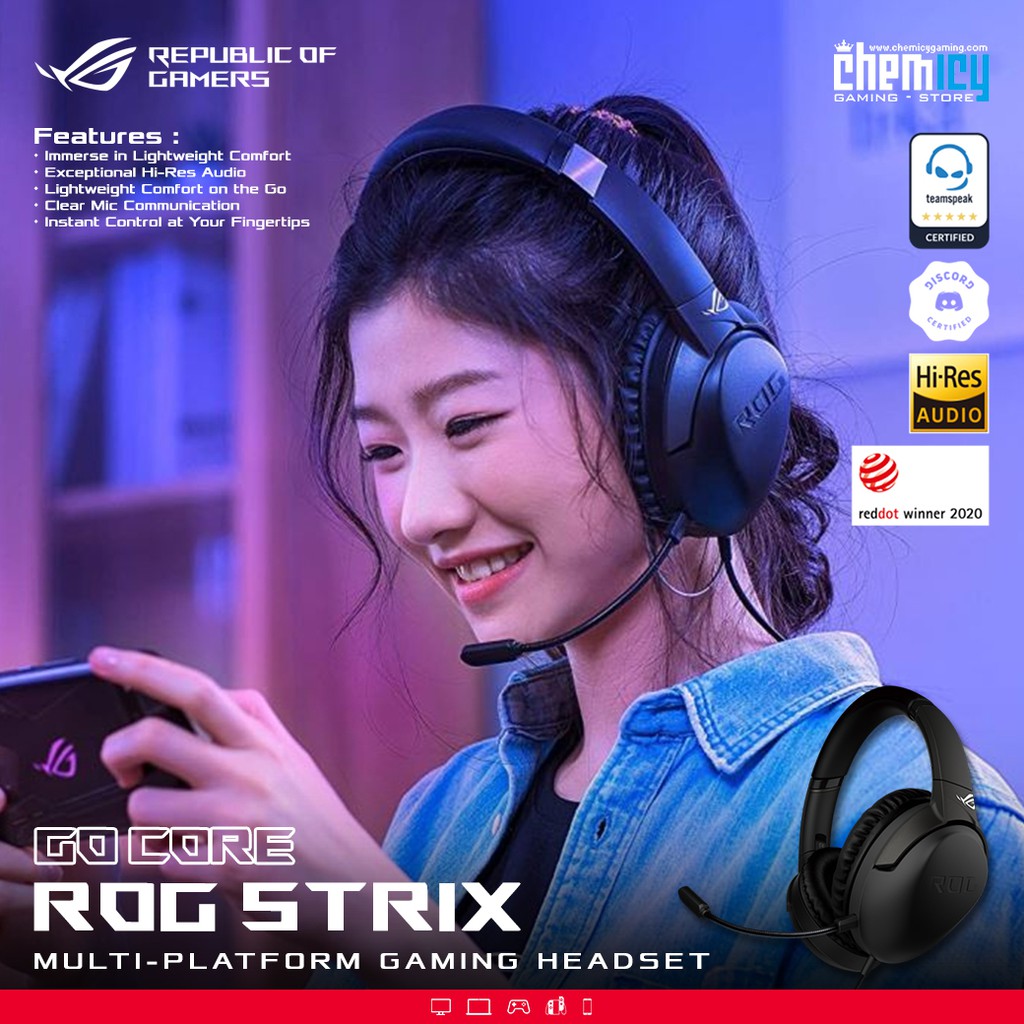 Asus ROG Strix Go Core Multi-Platform Gaming Headset