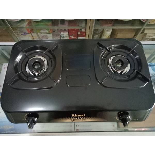 Kompor Gas Rinnai 2 tungku RI-302 S 302 SNI Original BERGARANSI