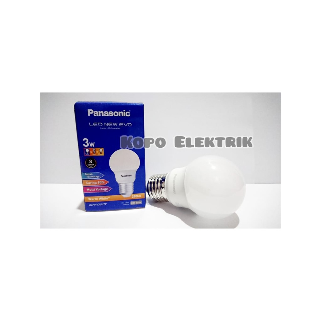 Lampu LED Bulb Panasonic New Evo 3 Watt