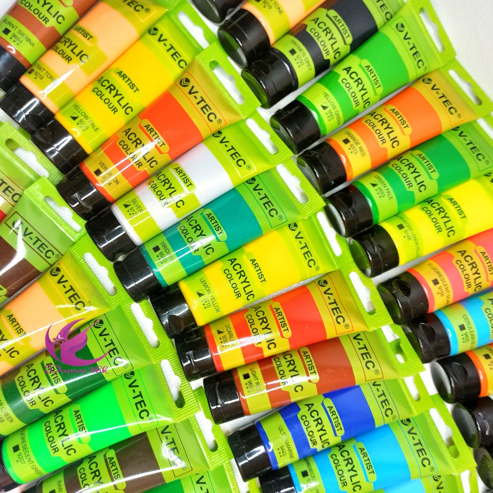 

Cat Acrylic V-Tec 35ml Acrylic Colour - Cat Akrilik (1pcs) PART 1