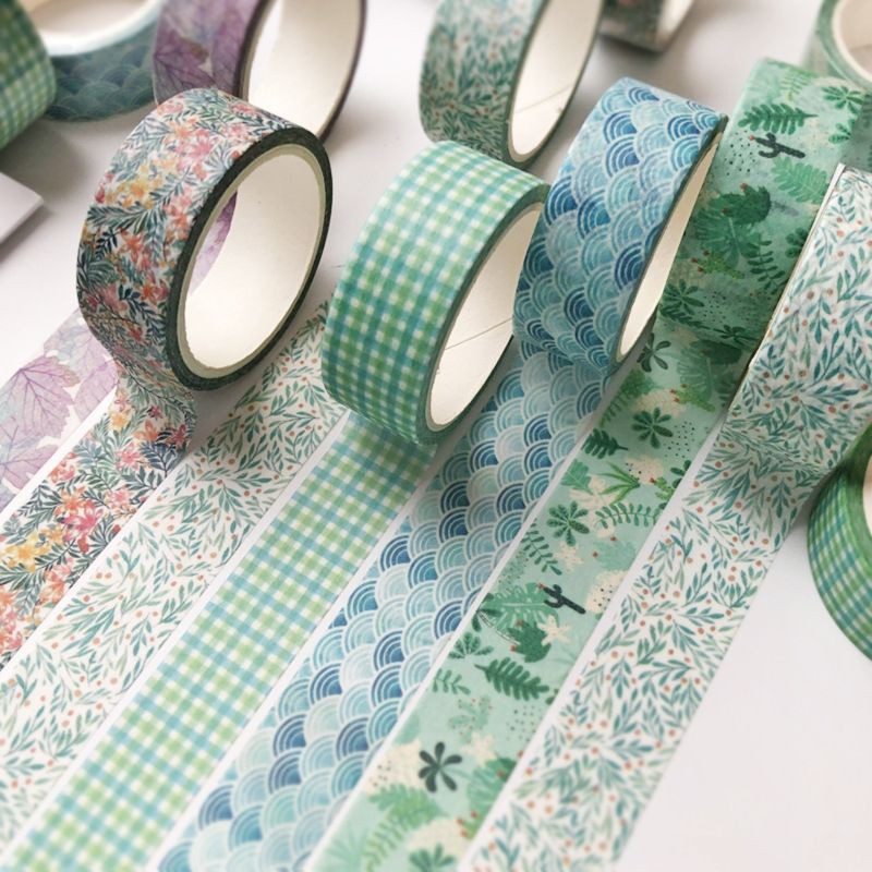 

GAEKOPEDIA || 18 gaya Washi Tape Lucu Pita Perekat Dekoratif Selotip Stiker Scrapbooking DIY