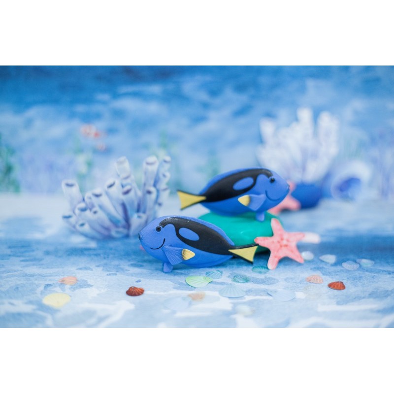 Mojo Fun Blue Tang Fish / Ikan Dori - Sealife Collection