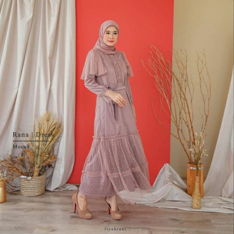 Preloved Rana Dress Lizahrani Mocca Size S