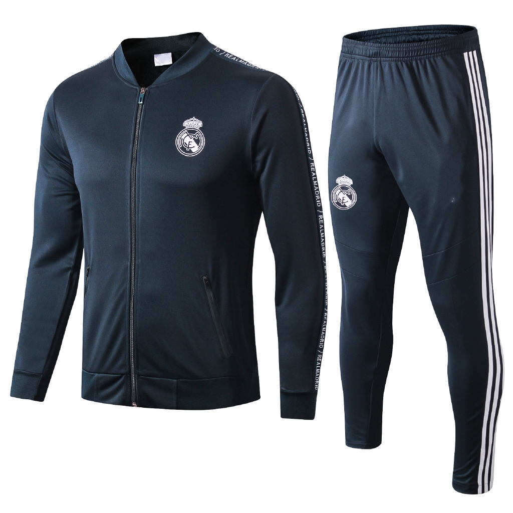 Jaket Real Madrid Dark Gray 19 20 Grade AAA Size S XXL Jaket Real Madrid Dark Gray 19 20 Grade AAA Size S XXL