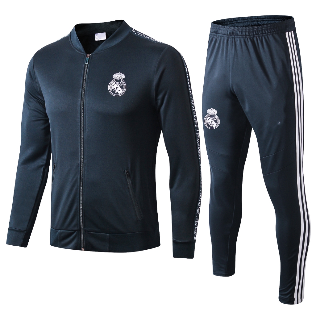 Jaket Real Madrid Dark Gray 19 20 Grade AAA Size S XXL  