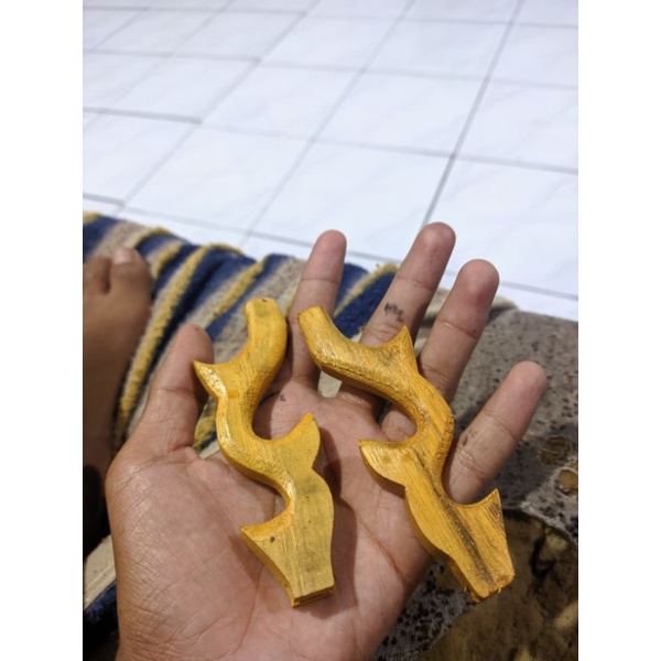 kaki gawang ukir kayu jati penyangga tangkringan ukir finishing