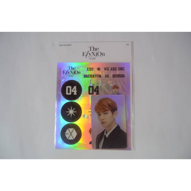 THE ELYXION DOT DECO STICKER BAEKHYUN