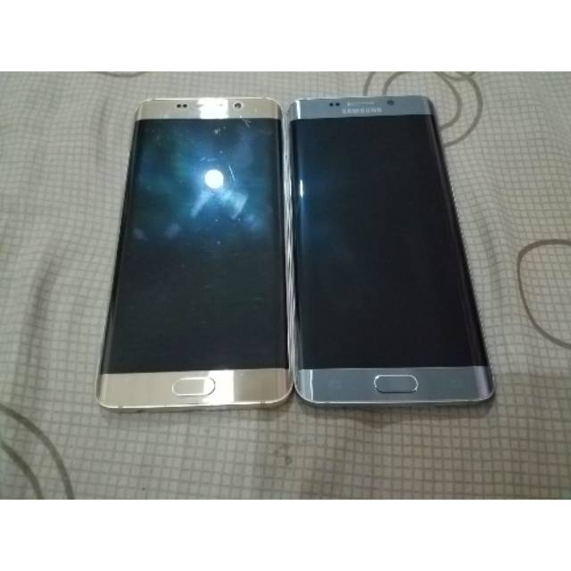 Samsung S6 Edge plus Duos bekas Fullset minus shadow sedang