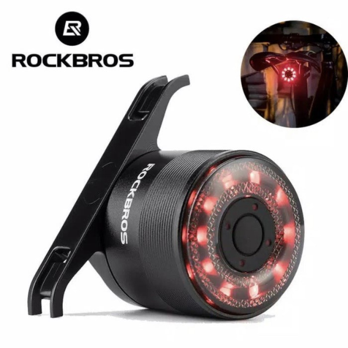 ROCKBROS Lampu Sepeda Q1 Samurai waterproof 6 warna Rechargeable