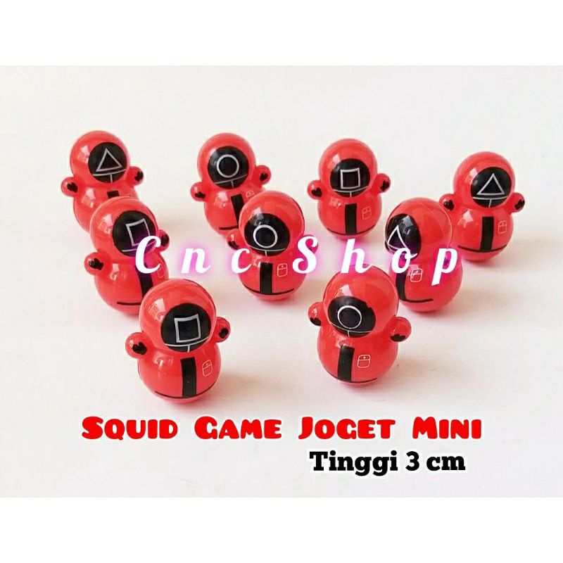 Mainan Squid Game / Doraemon Goyang Joget Mini Lucu Murah