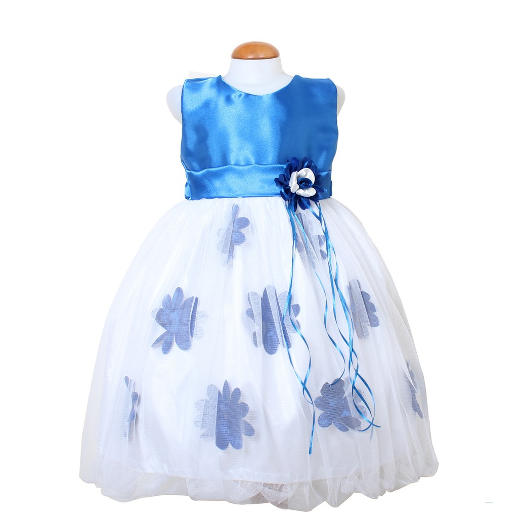 Dress kids anabel/terusan dress anak/gaun pesta anak perempuan lucu/dress bertingkat bunga brokat