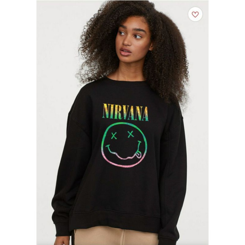 H&amp;M hoodie x nirvana / hoodie h&amp;m original